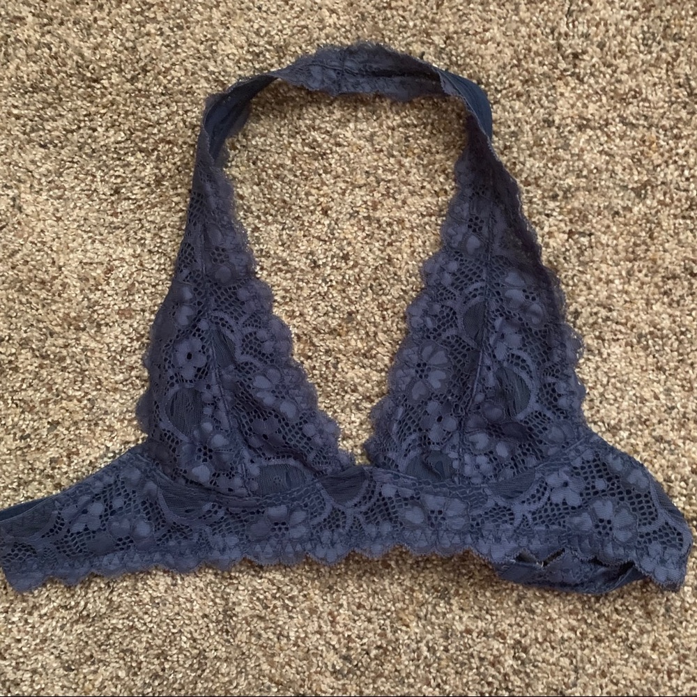 Free People Galloon Lace Halter Bra